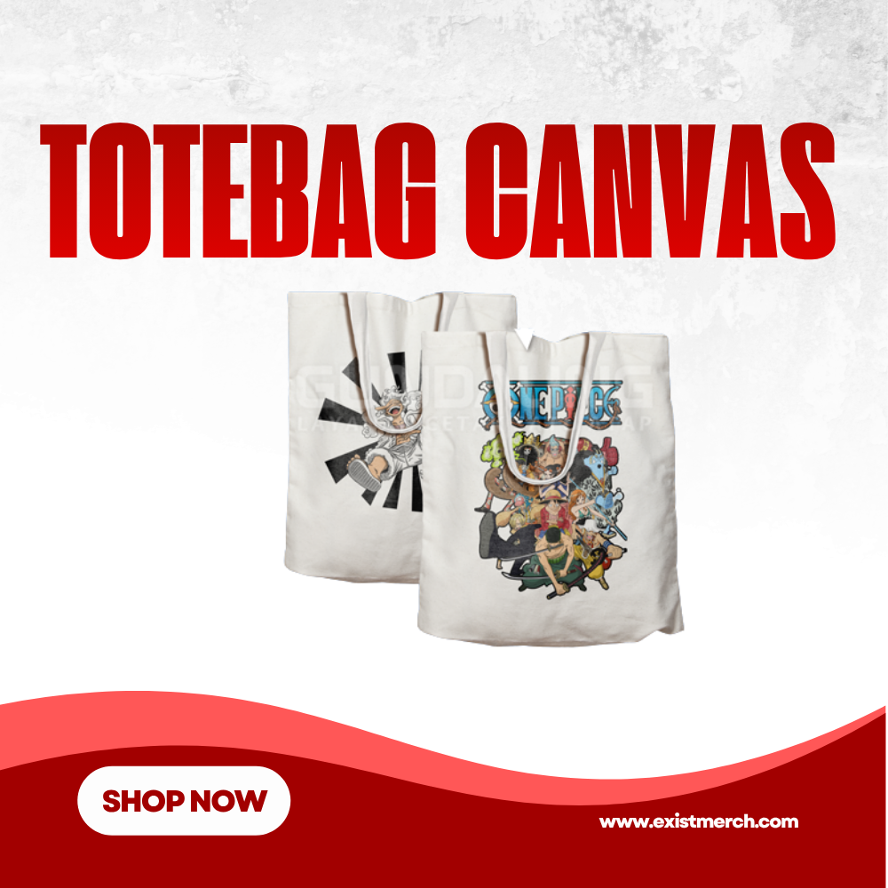 Totebag Canvas Custom – Premium Desain Bebas
