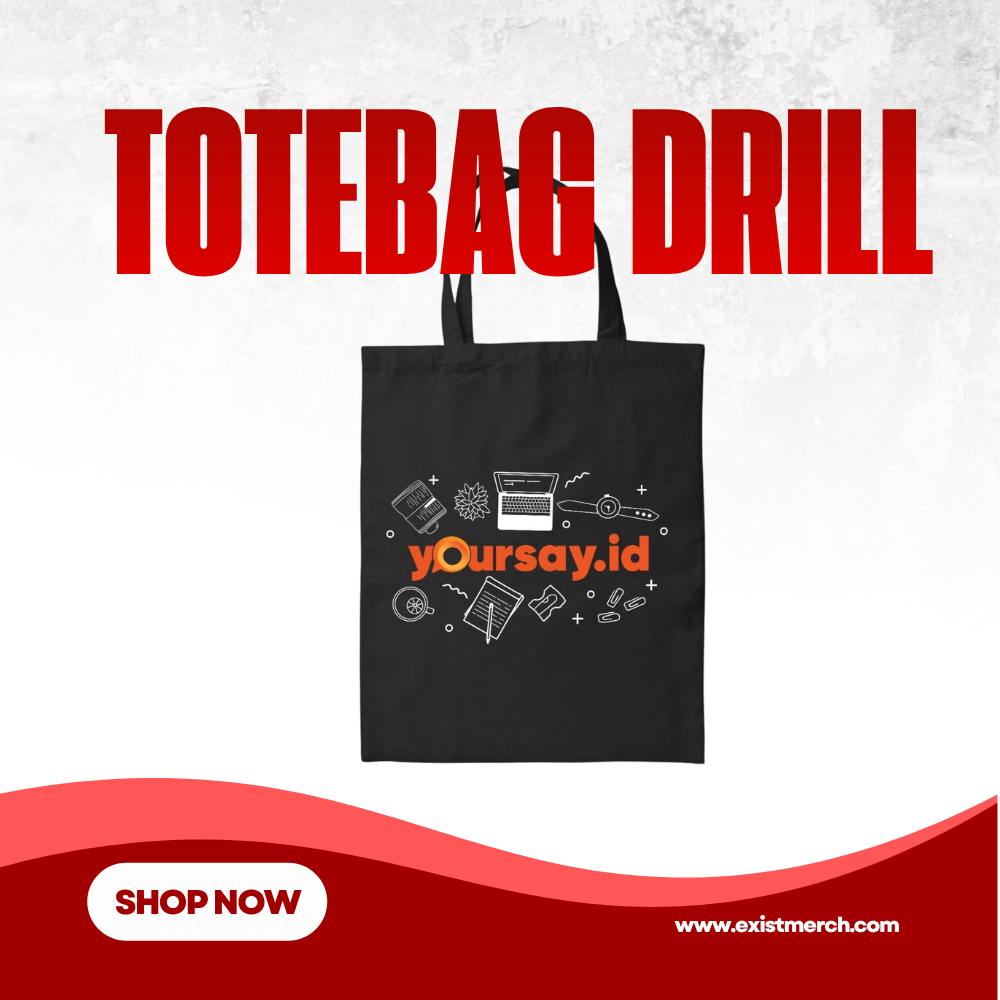 Totebag Drill Custom – Elegan & Kuat