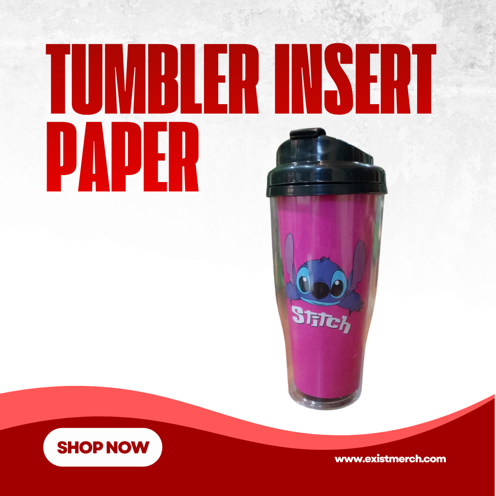 Tumbler Insert Paper Custom – Desain Bisa Ganti
